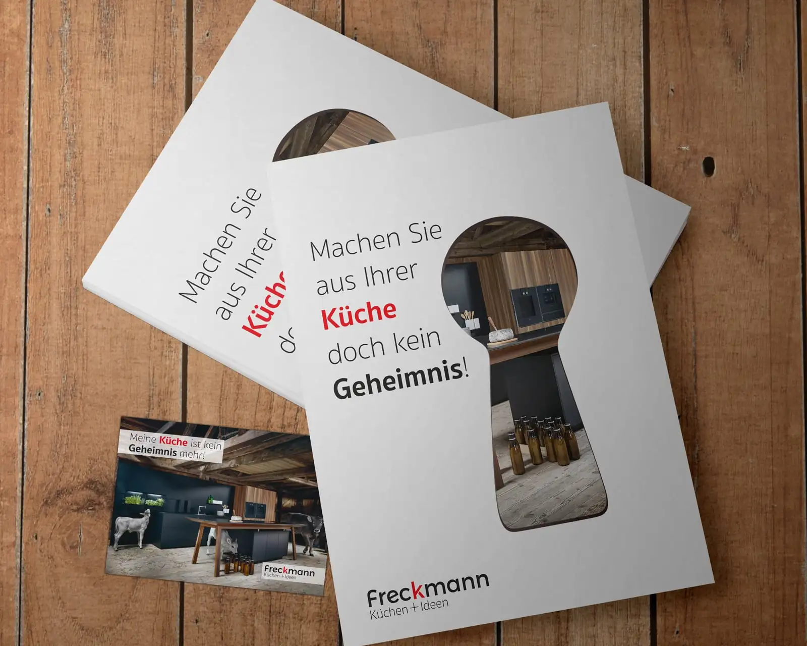 Referenz - print design gutscheinkarte küchen freckmann