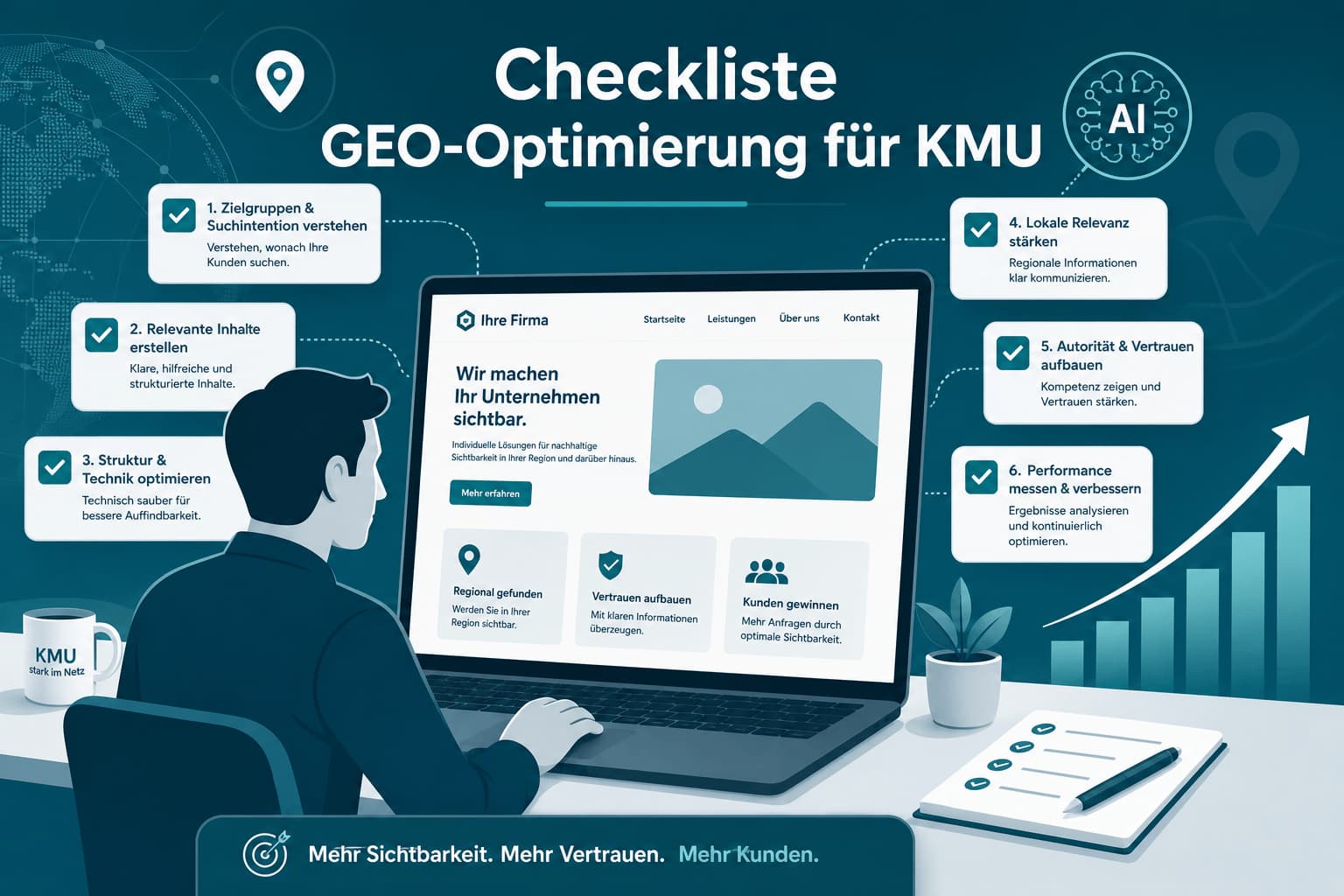 Checkliste geo-optimierung für kmu – schritt-für-schritt anleitung