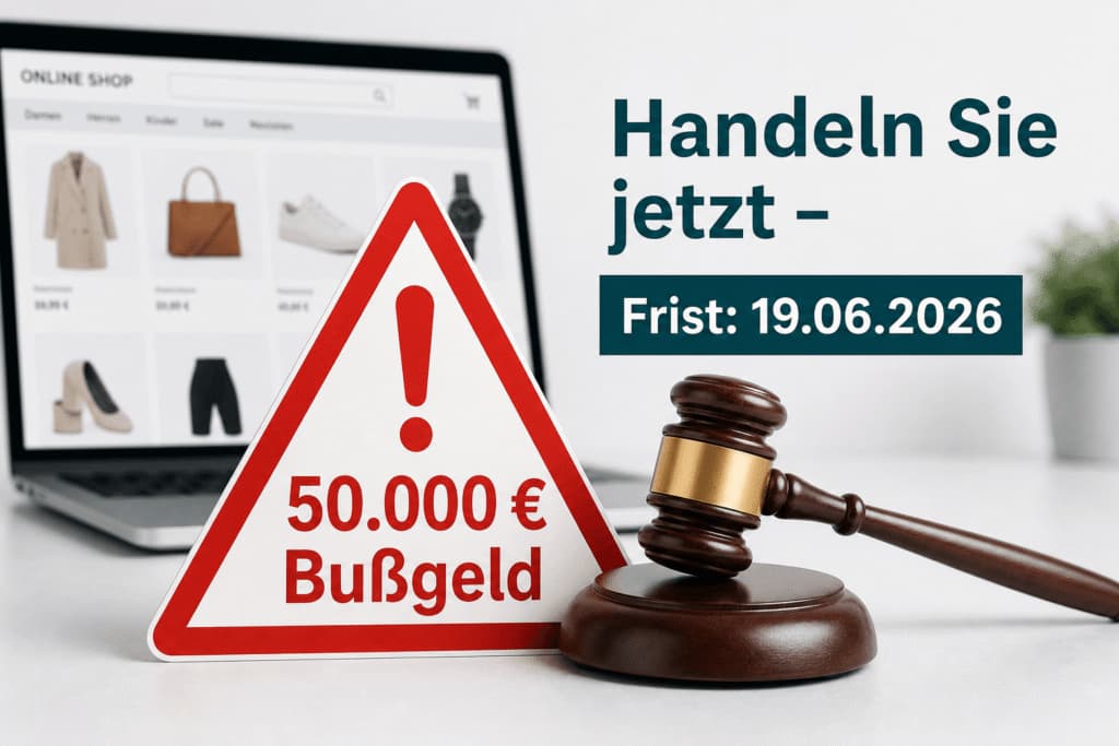 Bußgeld bis 50. 000 euro bei fehlendem widerrufsbutton im online-shop