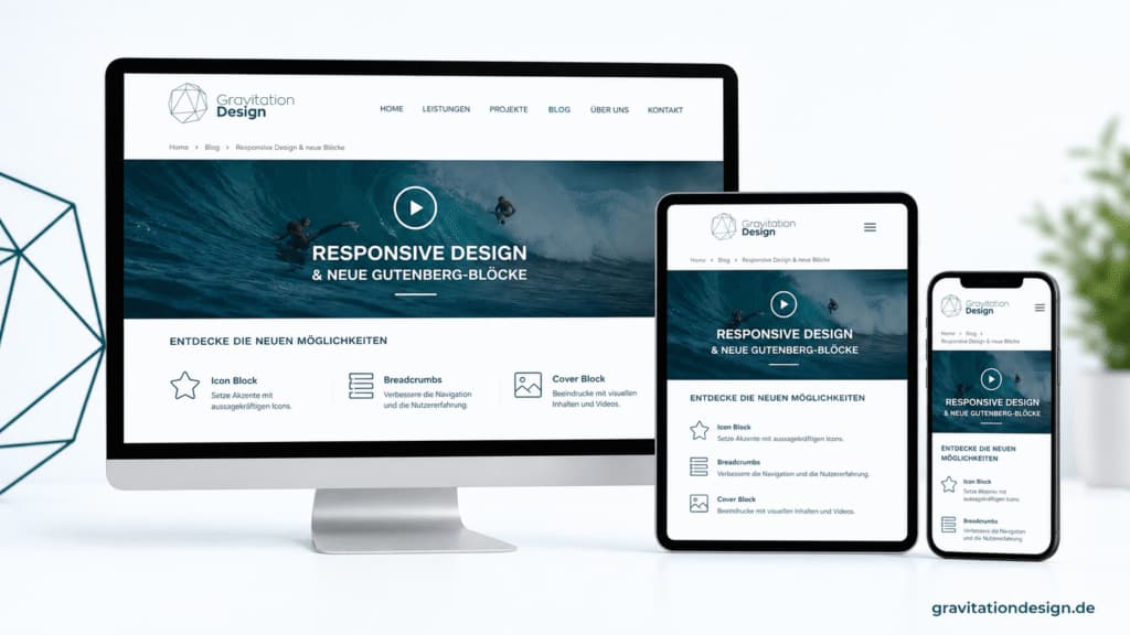 Neue wordpress-blöcke und responsive design auf allen geräten