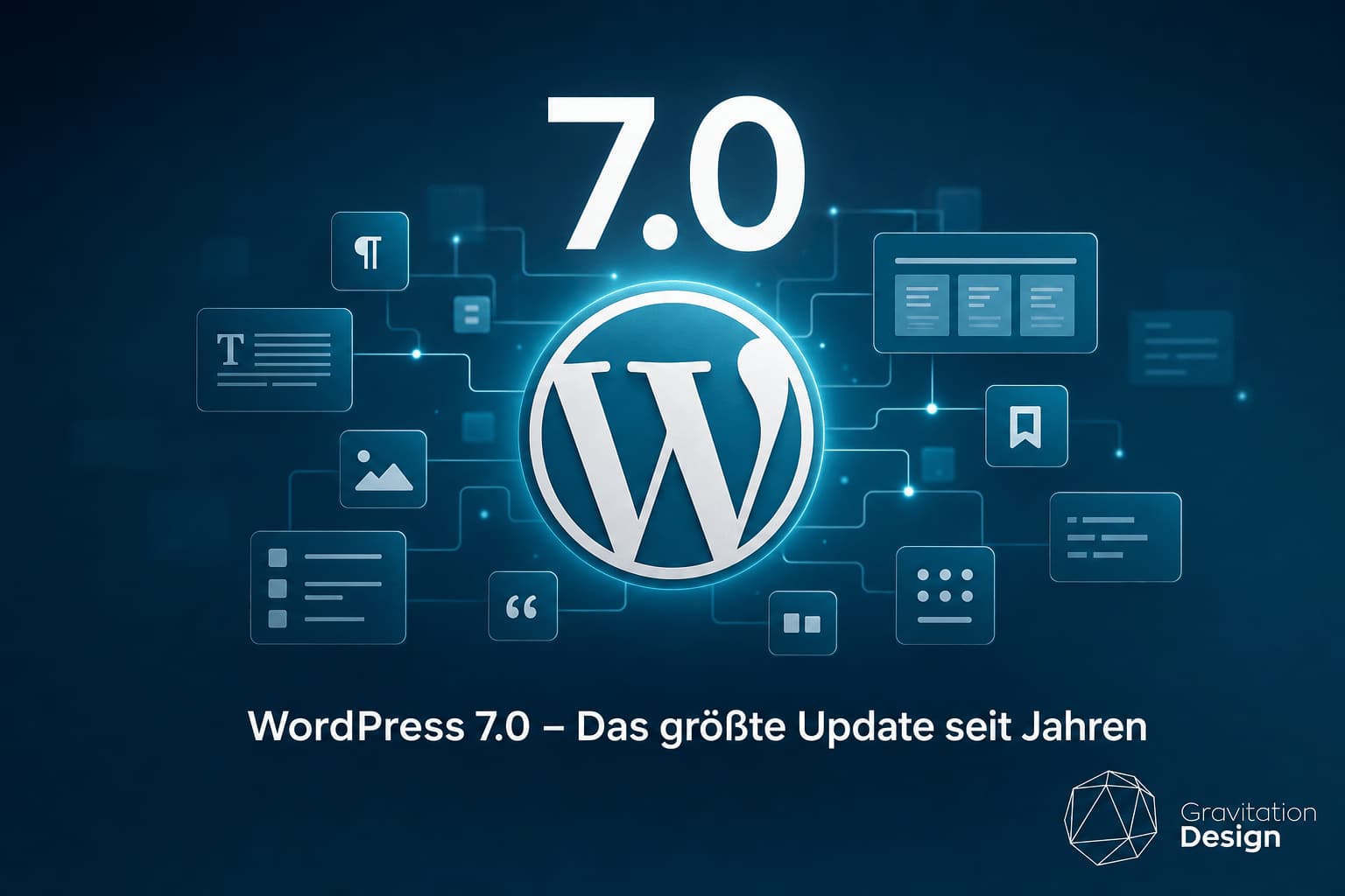 WordPress 7.0 - Das größte Update seit Jahren - GravitationDesign 2026