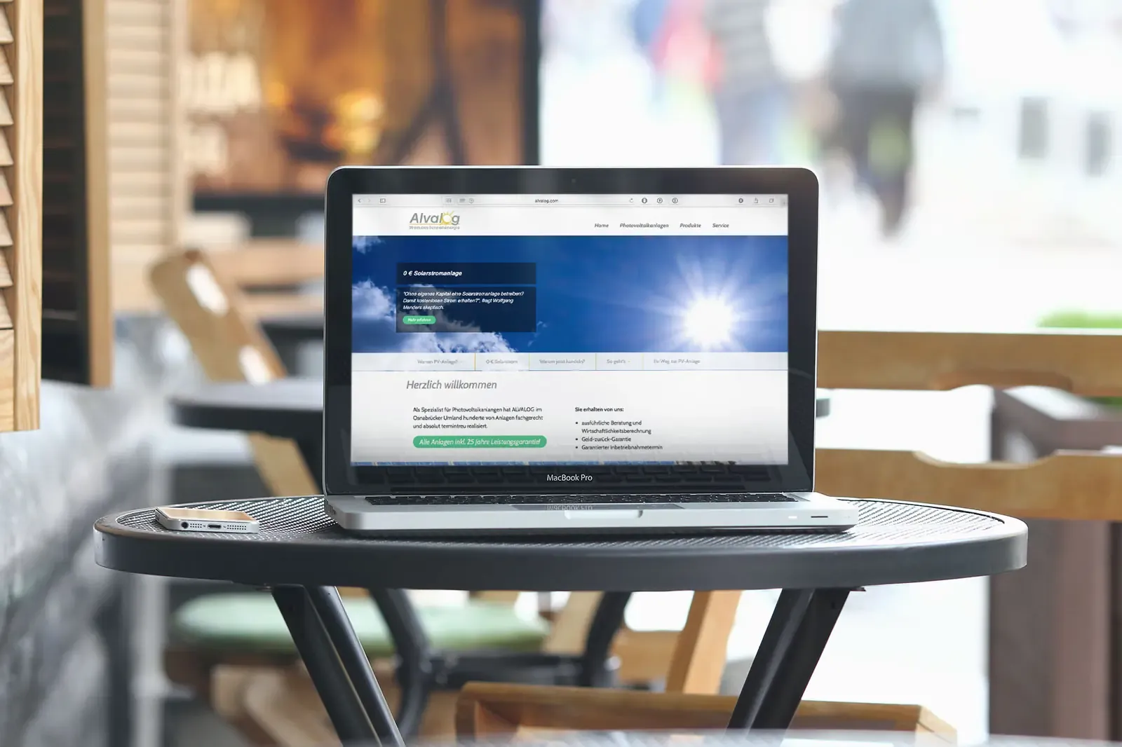 WordPress-Website – Alvalog GmbH