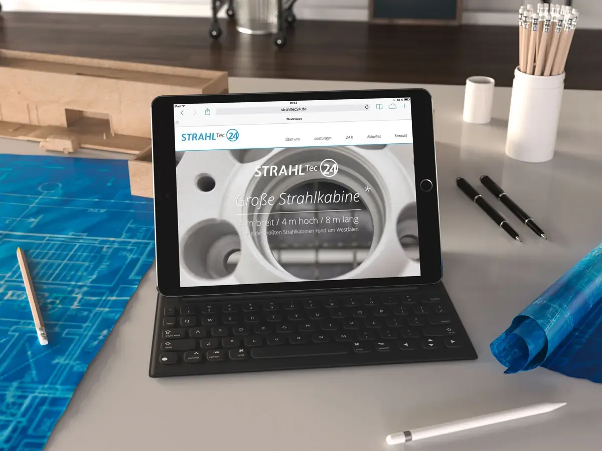 Referenz - Wordpress Website StrahlTec24