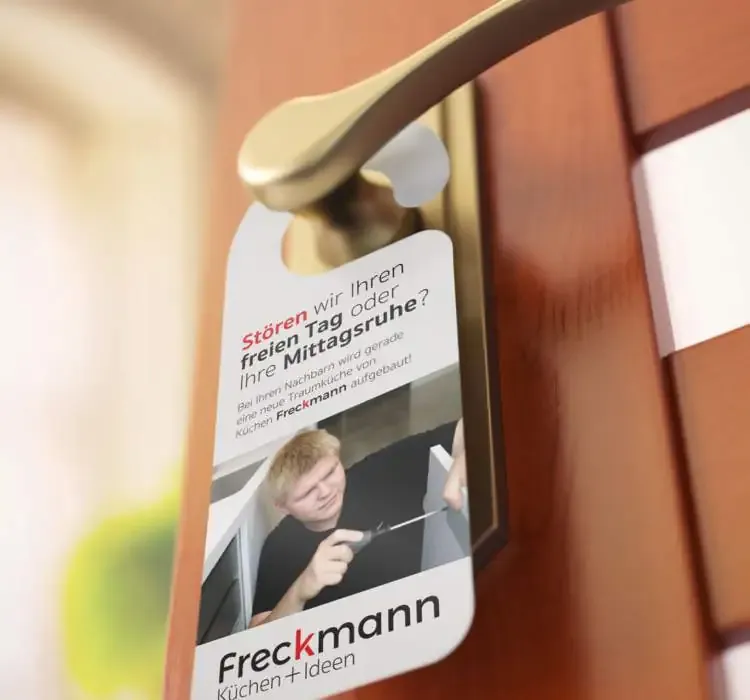 Ein neuer türaufhänger für die firma küchen freckmann aus bad essen