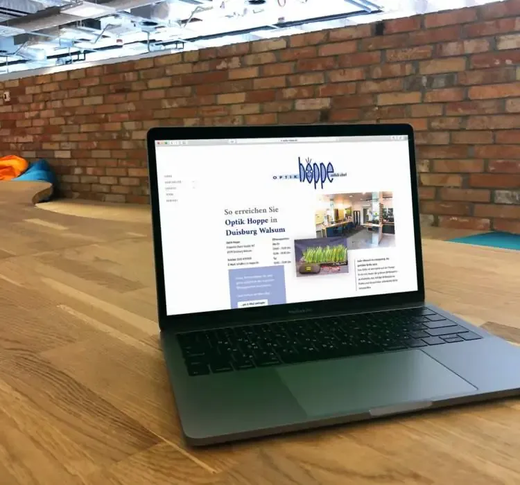 Voller durchblick – mit der neuen wordpress-website für optik hoppe